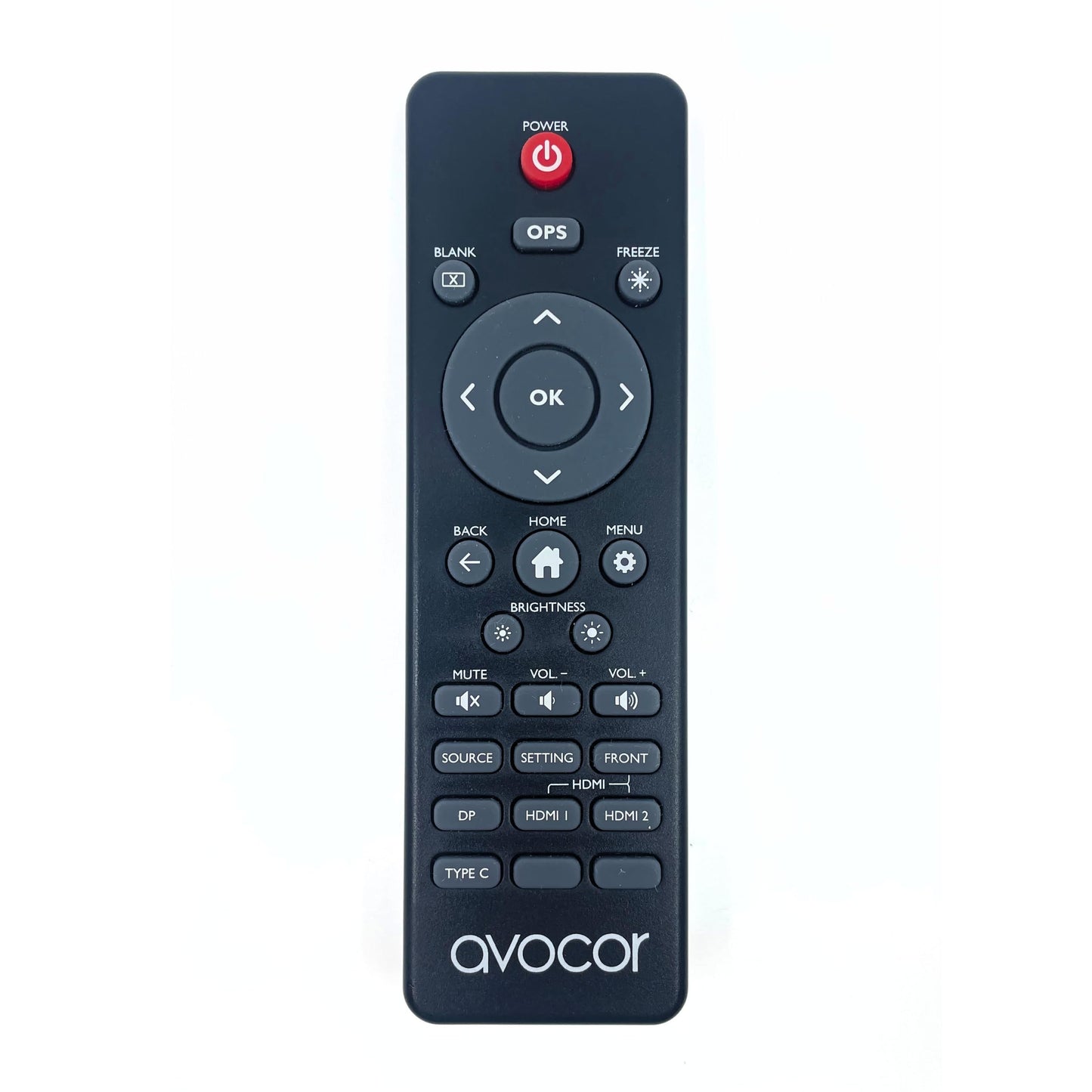 Avocor Replacement Remote | for E30 Series Interactive Displays | Compatible with AVE-30-A | Ergonomic Design, Easy Navigation, Battery Operated