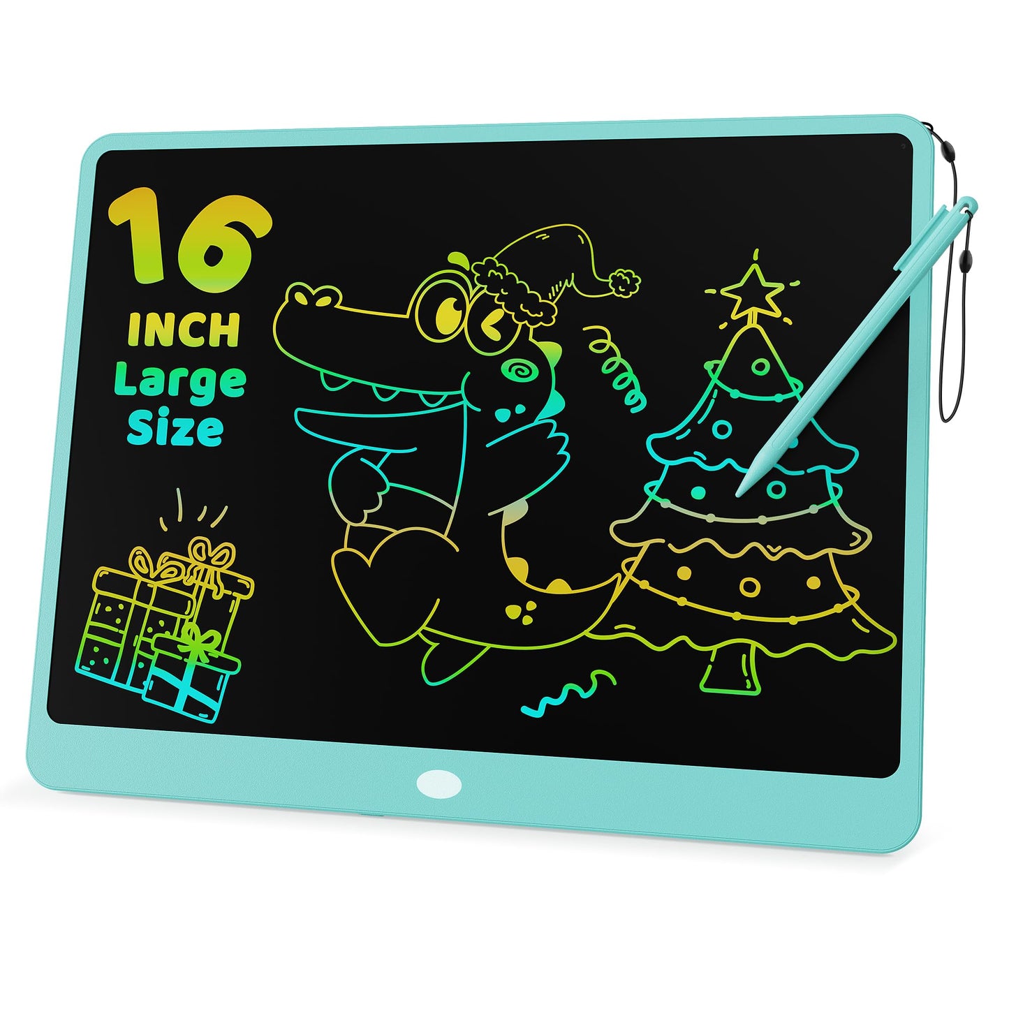 KOKODI LCD Writing Tablet for Kids 16 Inch Colorful Doodle Board, Electronic Drawing Pad for Kids, Educational and Learning Toys Gifts for 3-8 Year Old Boys and Girls
