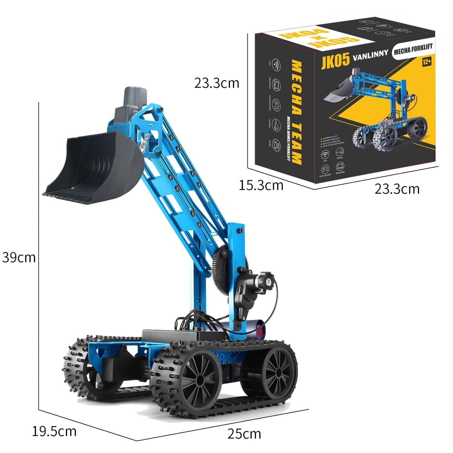 Robotic Arm Kit, Robot Kit for Kids Age 8+,STEM Building Toys 4-DOF Electronic Programming DIY Robots for Boys and Girls, Educational Science Projects,Cool Xmas Birthday Gifts for Kids.
