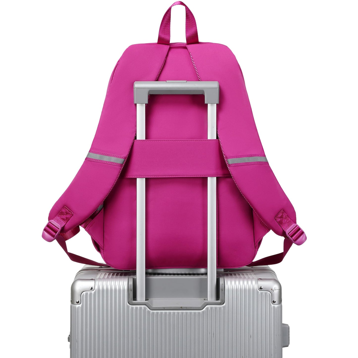 abshoo School Backpack for Girls Bookbag with Lunch Bag Teen Girls School Bag Travel Daypack (Hot Pink)