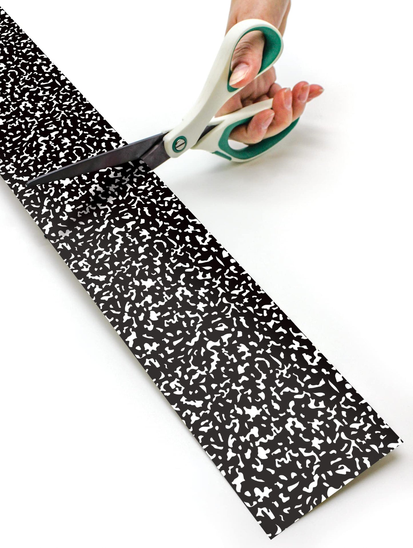 Teacher Created Resources Composition Straight Rolled Border Trim - 50ft - Decorate Bulletin Boards, Walls, Desks, Windows, Doors, Lockers, Schools, Classrooms, Homeschool & Offices