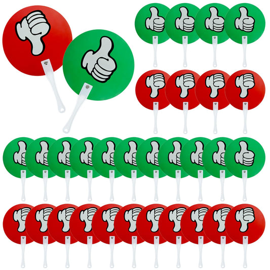 30 Pack Thumbs up Thumbs Down Classroom Voting Paddles Small Group Classroom Supplies Teacher Supplies, Yes or No Classroom Signs Student Supplies