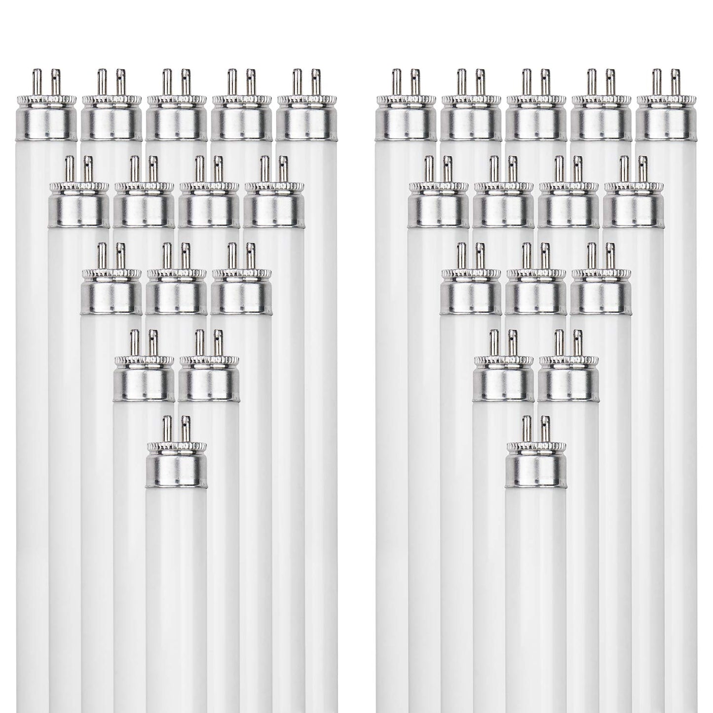 Sunlite F24T5/835/HO T5 Linear Fluorescent Lamp 24W 1800 Lumens 3500K Neutral White Miniature G5 Bi-Pin Base 40