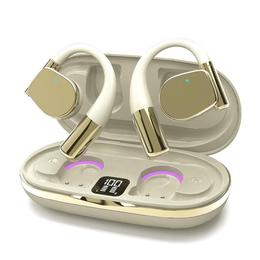 AI Translation Earbuds Real Time 164 Languages Translator Earbud 3 in-1 Bluetooth 5.4 Audifonos Traductores Inglés Español Translating Device iOS & Android Compatible(White)