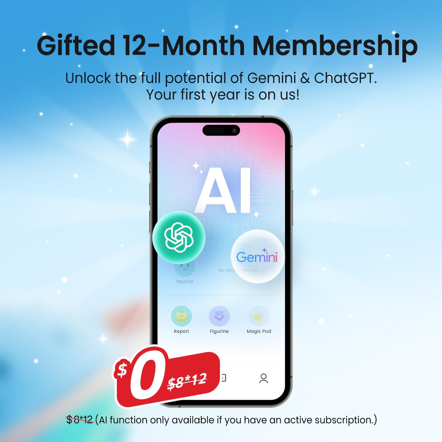 Smart AI Plush Toy Snowman Elf, Interactive Stuffed Animal for 3+ Kids, Screen-Free Educational Emo Robot with Advanced AI, APP with 16 Characters, Unique Gifts for Girls & Boys.Bedtime Companion