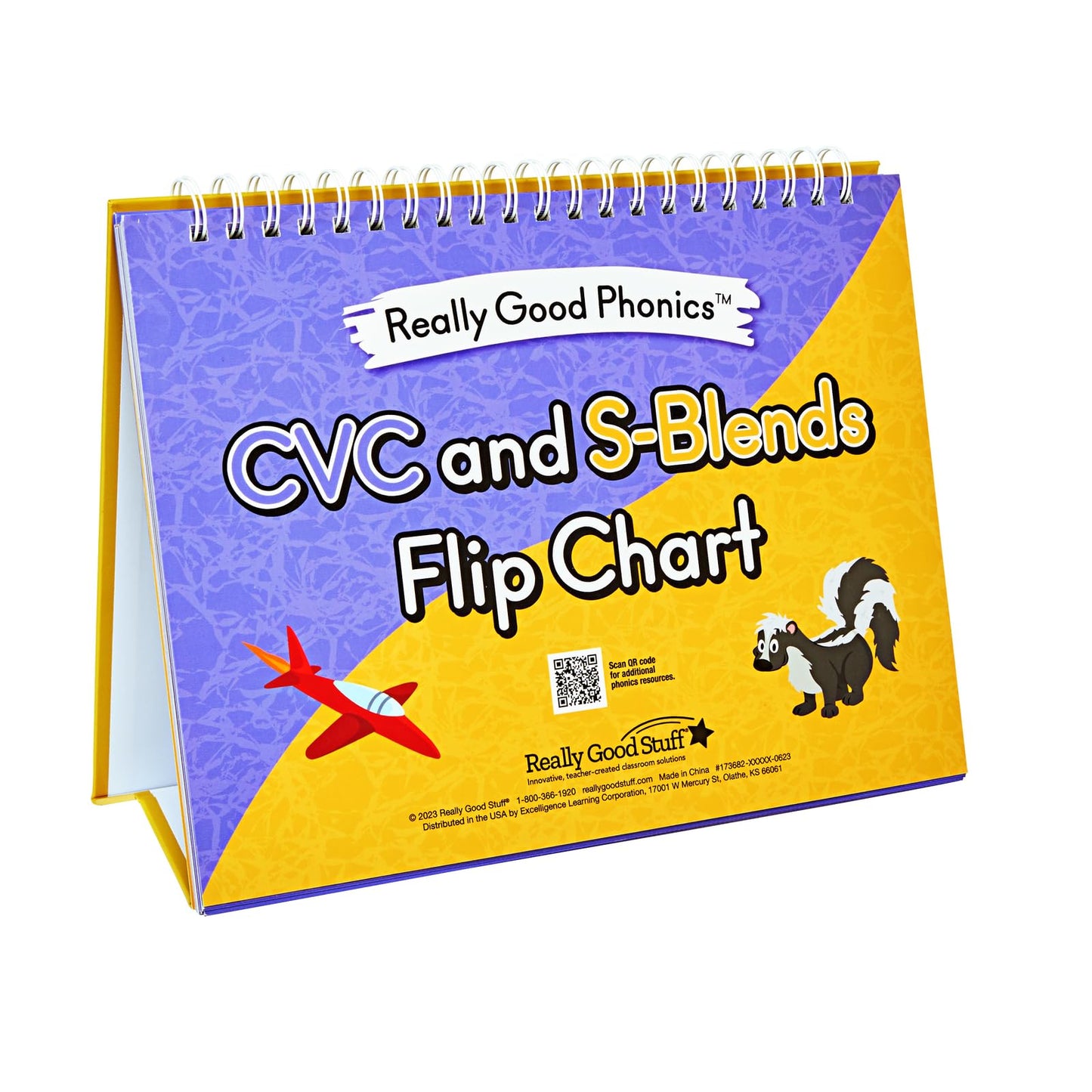 Really Good Phonics Word Segmenting and Blending Kit, CVC and S-Blends, Learning Activities for Kids, Homeschool & Classroom Must Haves