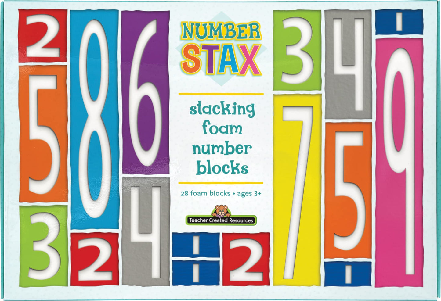 Teacher Created Resources Number STAX - Stacking Foam Number Blocks (TCR20123)