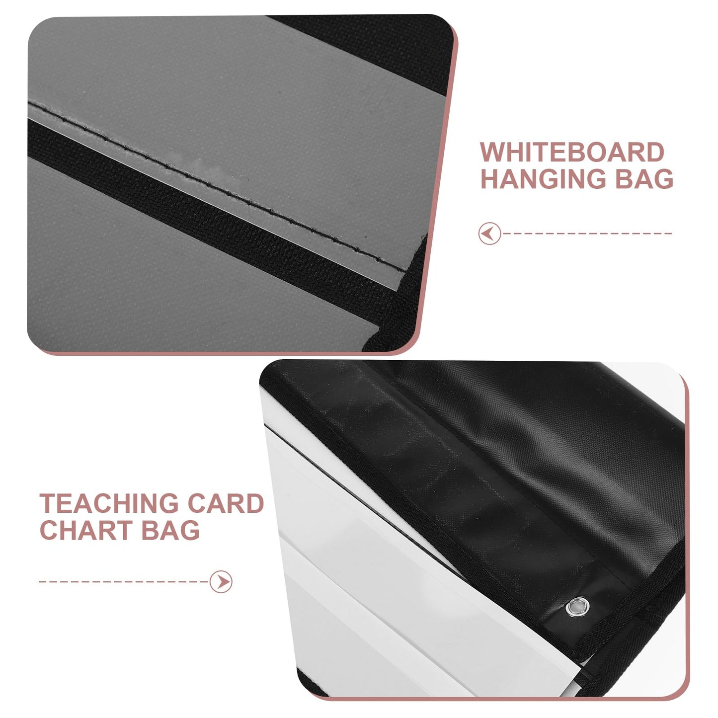 DIYEAH 1 Pocket Chart with 10 Dry Erase Cards Classroom Pocket Chart Scheduling Pocket Chart for Daily Schedule Activities Class Demonstrations Black