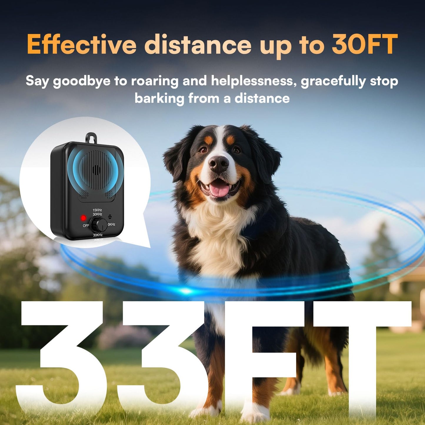 coprisin Anti Barking Devices, Auto Barking Control Devices with 3 Modes, Rechargeable Ultrasonic Dog Barking Deterrent Devices Bark Box, Effective Stop Barking Dog Devices for Indoor & Outdoor Use 9