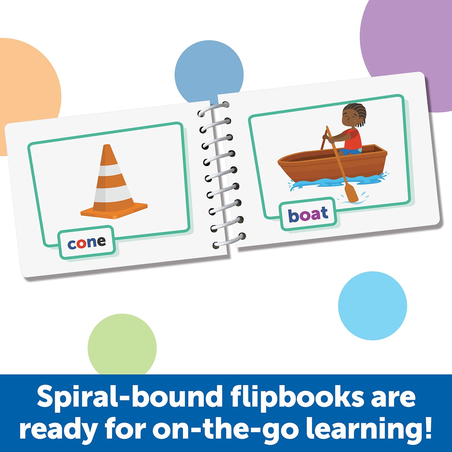 Learning Resources Skill Builders! First Grade Flipbook Library - 3 Pieces, Ages 6+, Math and Spelling Activities for Kids, First Grade Must Haves