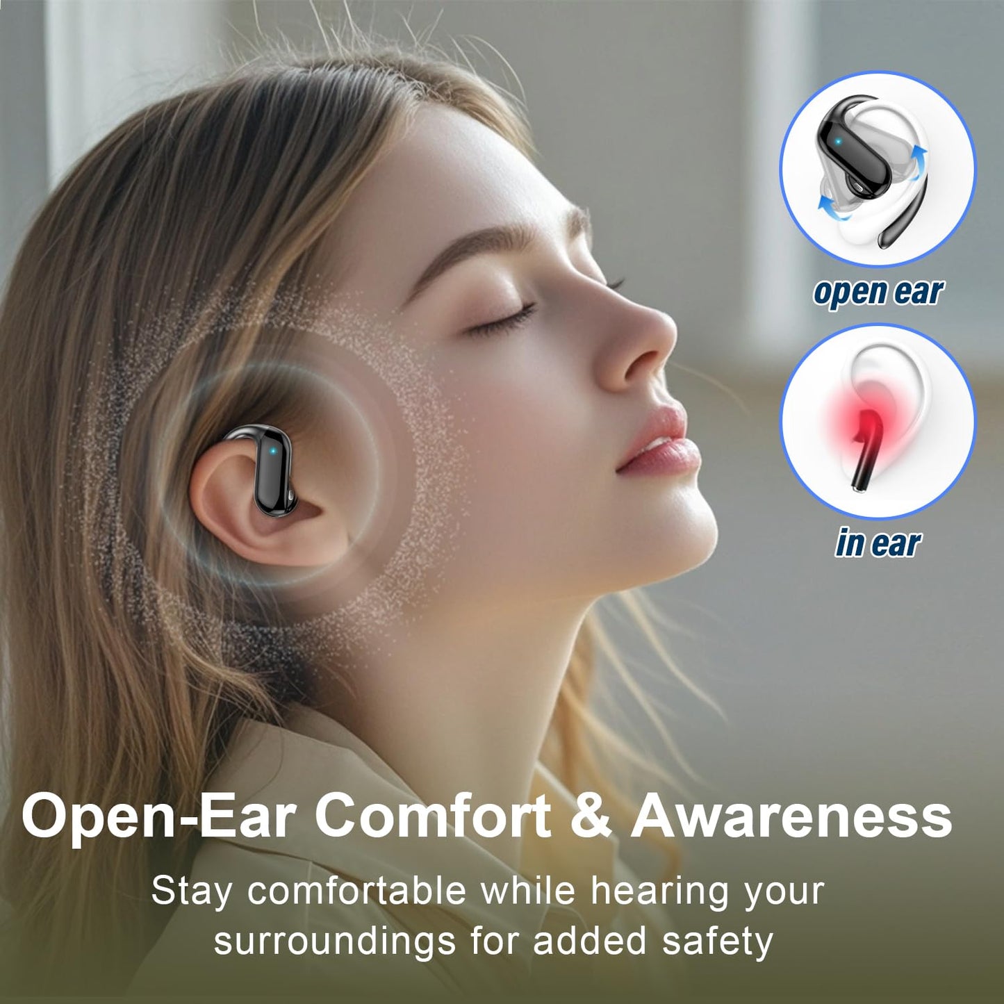 Ai Translation Earbuds Real Time,164 Languages Translator Earbuds with 6 Translation Modes/No Subscription,Audio and Video Calls Translator Headphones,Audifonos Traductores Inglés Español, Coal Black