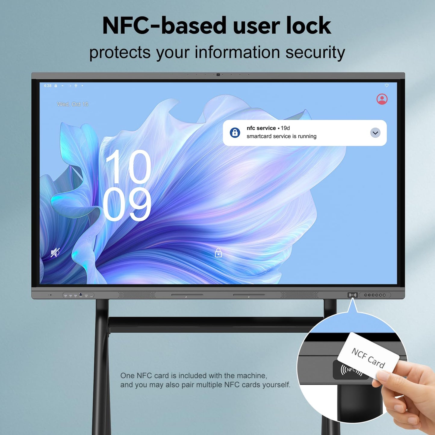 Dornium 75" Smart Board, 4K Digital Whiteboard for Office, Hybrid Work & Classrooms, Google EDLA-Certified Interactive Whiteboard with Android 14, OTA Updates & Open Apps Ecosystem, 8+128GB Storage