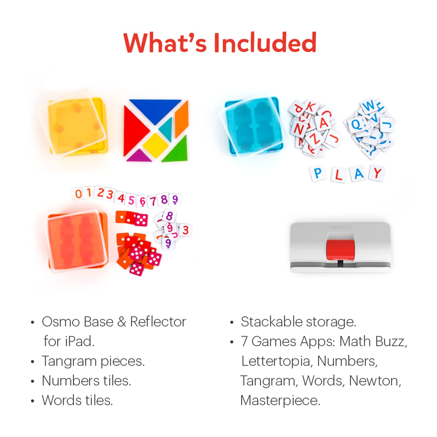 Osmo Genius Starter Kit for Kids Ages 6–10 | 7 Educational Learning Games | iPad Compatible | Educational STEM Learning System | Base Included (7 Games iPad)