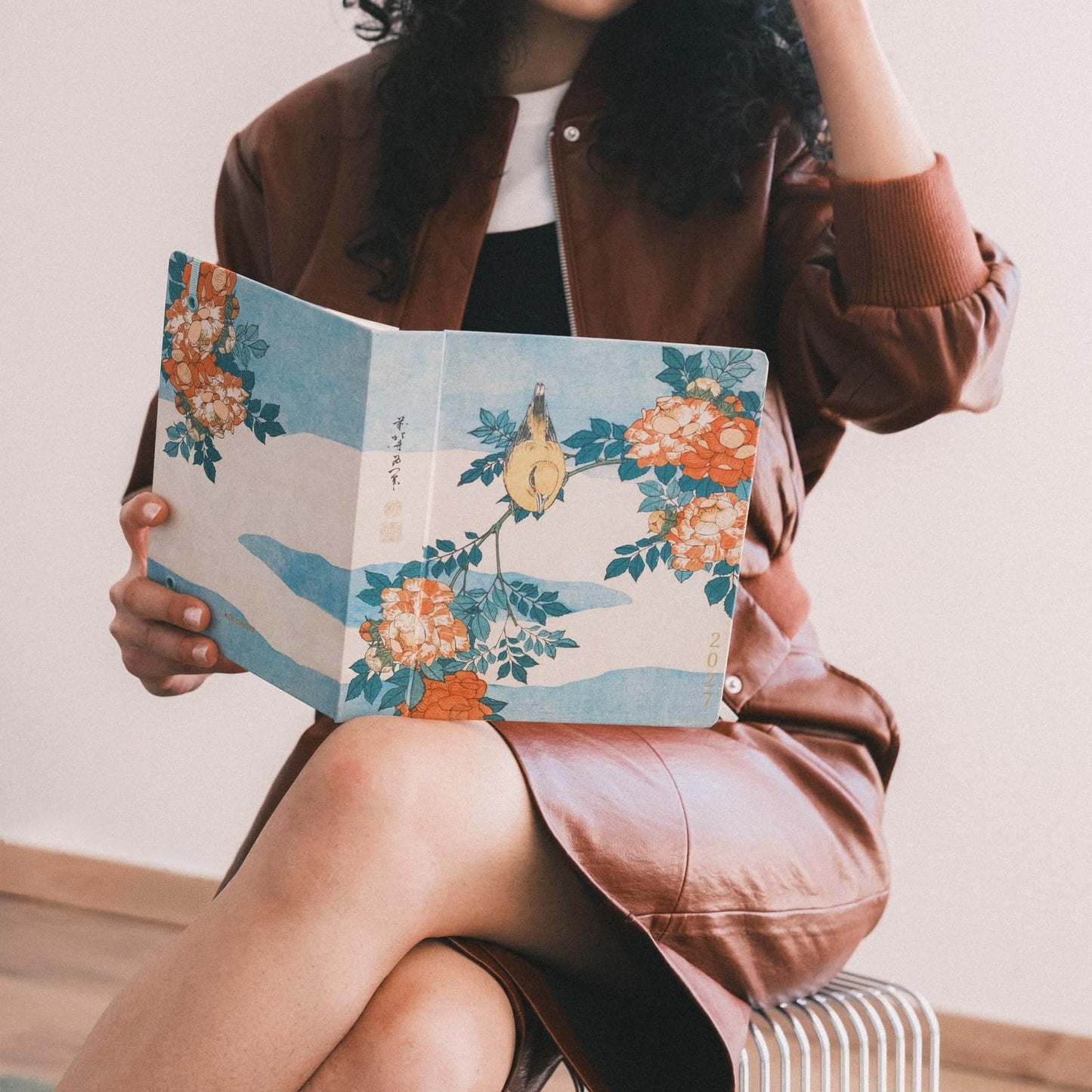 KOKONOTE Planner 2026-2027 Hokusai - Planner for Women 17 Month (Aug 26/ Dec 27) | Weekly & Monthly Academic Planner 2026-2027 | 6.4" x 7.9" | Hardcover Agenda 2026 | Thick paper 120 g/m²