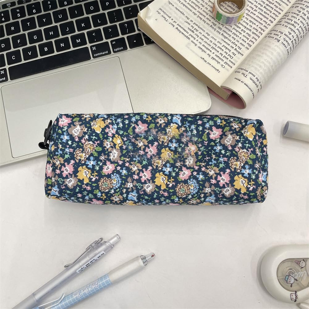 OZAOZ Cute Pencil Case Aesthetic Student Pencil Pouch Coin Pen Pouch Cosmetic Bag Office Stationery Organizer For Kids Teen School (S)