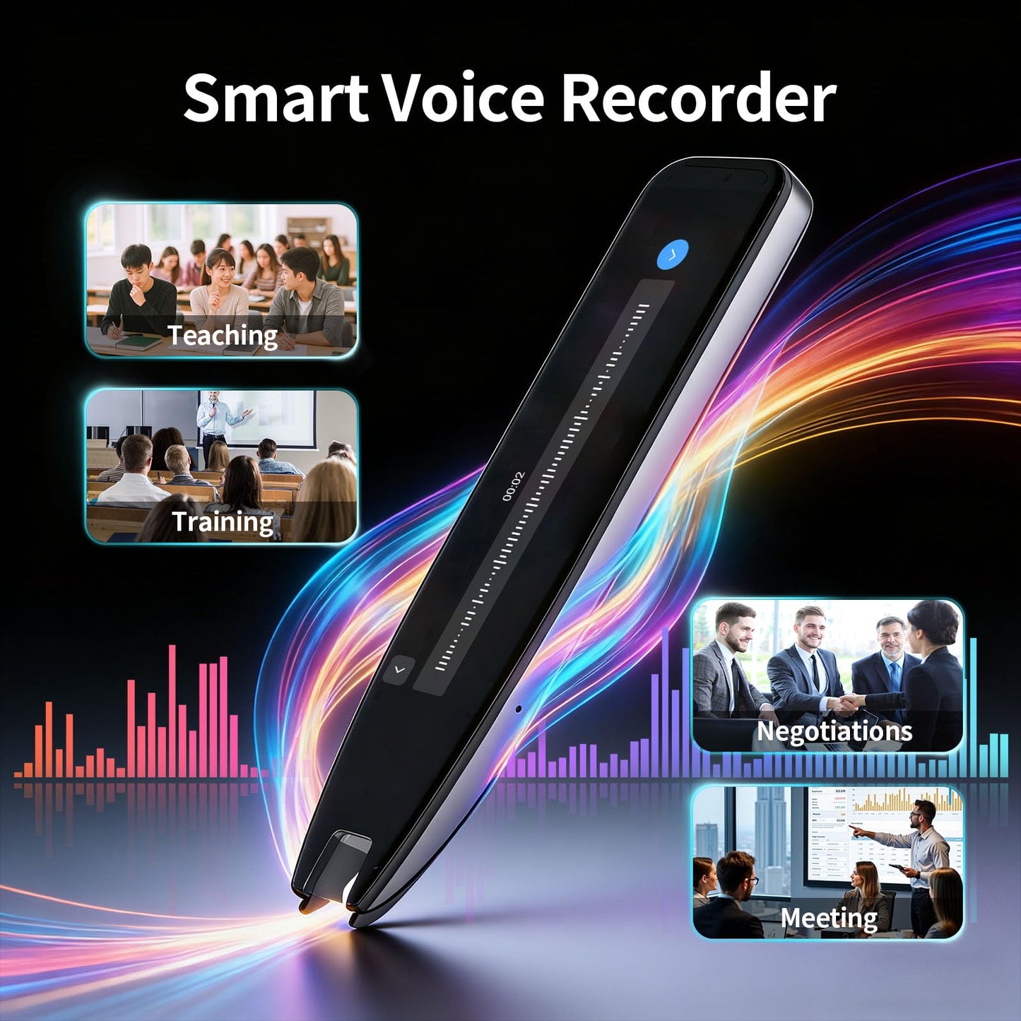 Translator Pen&Scan Reader Pen for Language Learners&Dyslexia&Learning Difficulties& Adults,OCR Translation Pen&Pen Scanner,Text to Speech Device for 142 Language(Grey)
