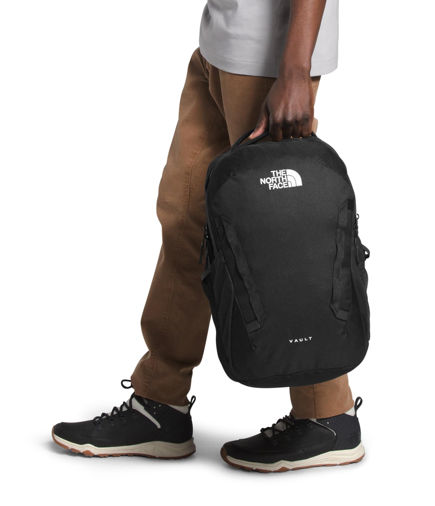 The North Face Vault Everyday Laptop Backpack - Commuter Travel Bag, Water-Repellent Finish, Spacious Compartment, TNF Black-NPF, One Size