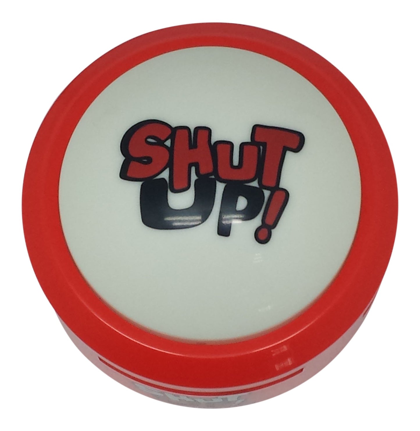 Talkie Toys Products Shut Up Button – 12 Funny Shut Up Sayings – Hilarious Talking Toy for Games, Trivia, Stress Relief, Office Humor and More