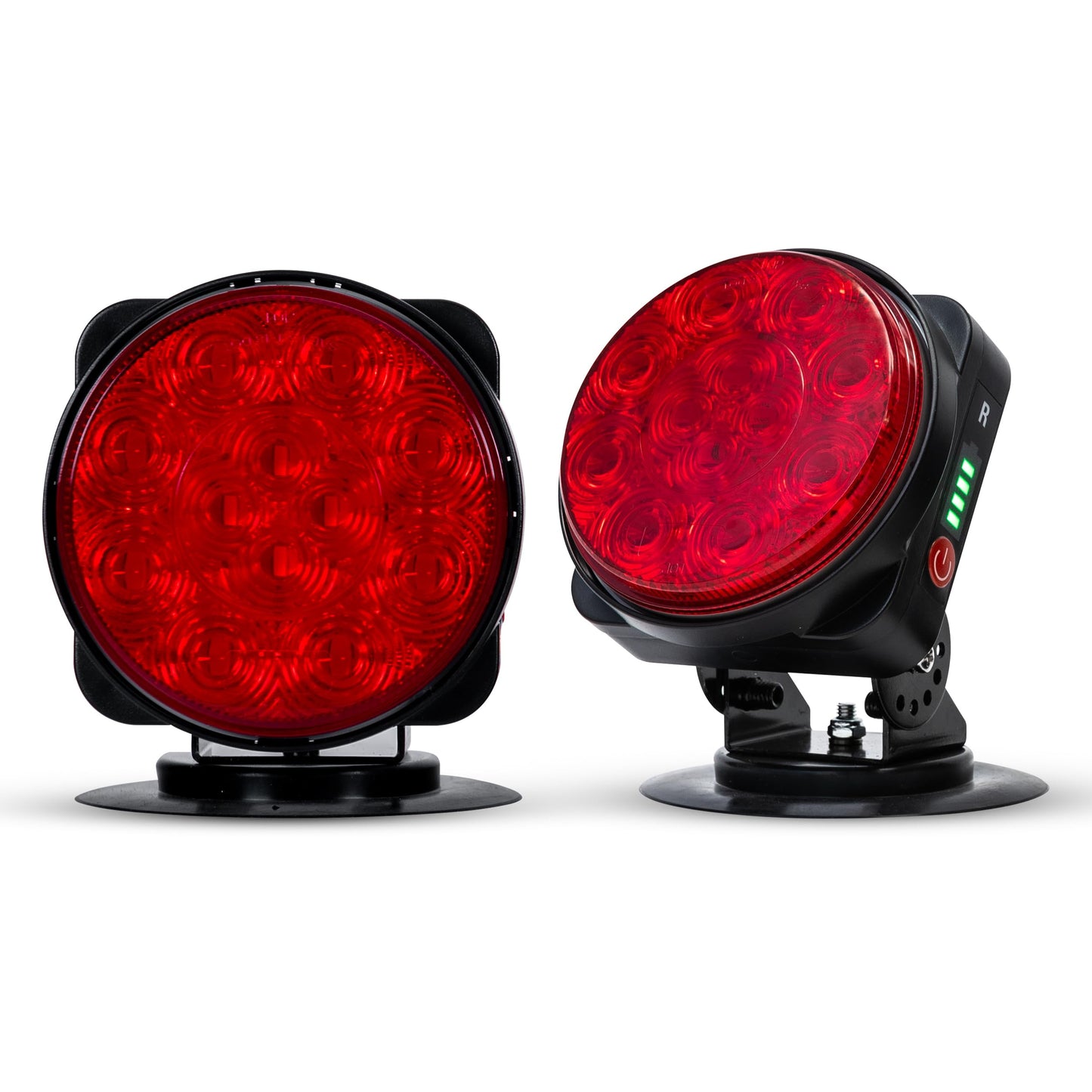 Master Tailgaters Wireless Pivot Tow Lights | 4 Pin Round Connector | Magnetic Mount | Model MT-WTP-4R-1