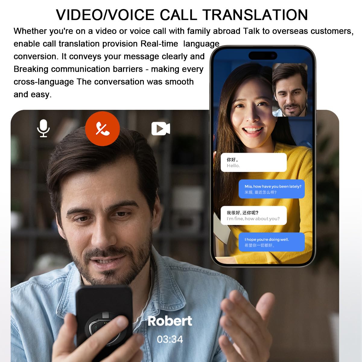 AICase 3-in-1 AI Smart Translator Recorder,Language Translator Device,Free AI Transcribe&Translate with App,146 Languages Translator,Online/Offline/Video/Photo Translation for Meeting Travel Lectures