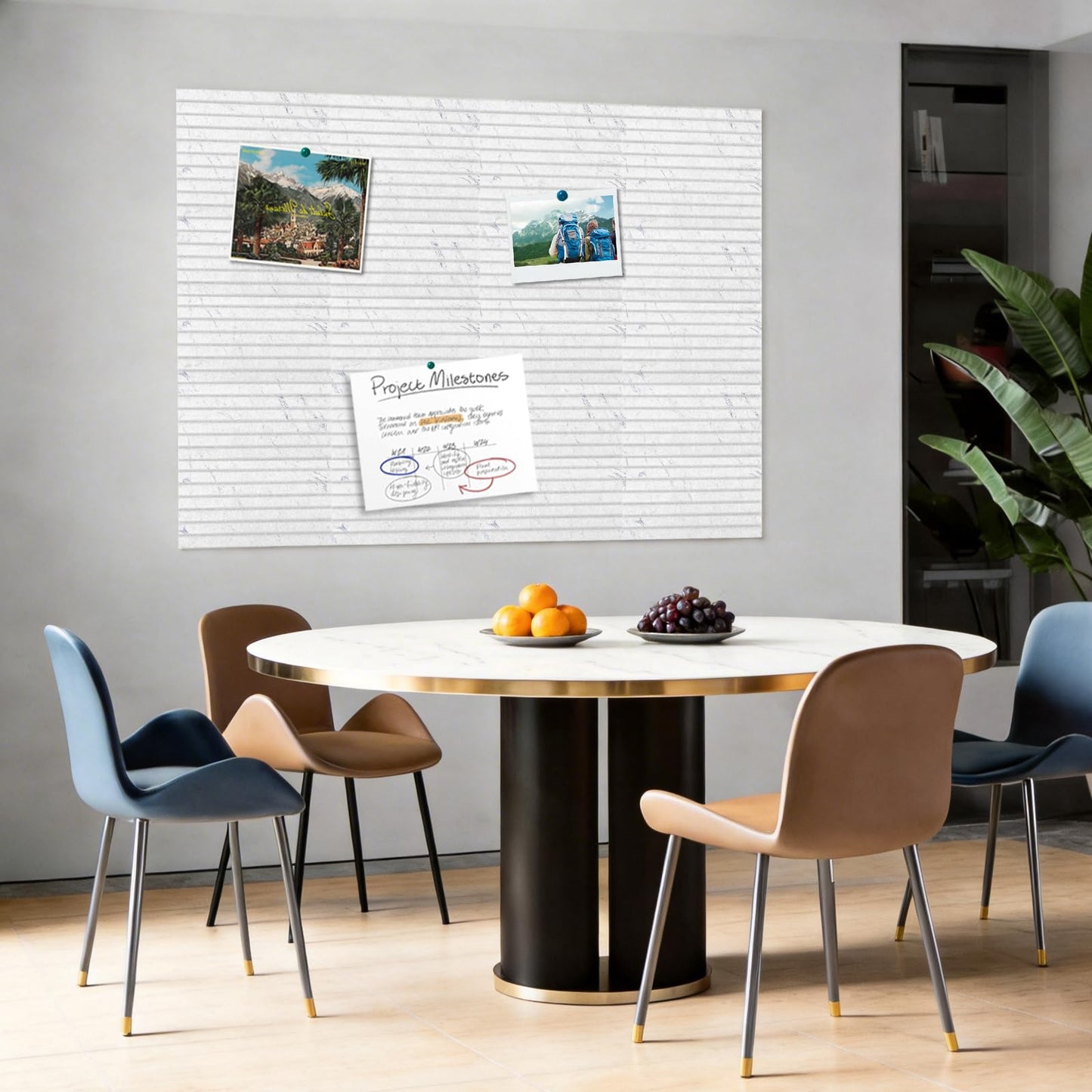 TOMAIX 12-Pack Felt Bulletin Boards (11.8" x 11.8") – Self-Adhesive Wall Tiles with Pushpins; Ideal for Offices, Classrooms, and Home Decor; for Posting Notes, Photos, and Memos(Gray)