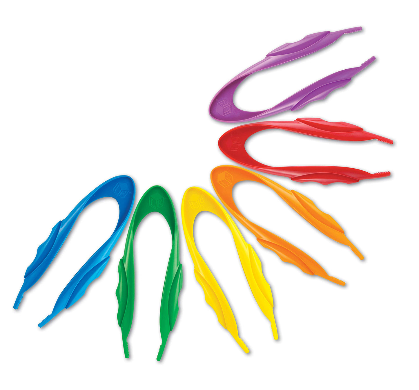 Learning Resources Jumbo Tweezers, Set Of 12, Sorting & Counting, Preschool Science, Homeschool, Toddler Fine Motor Skill Development (Pack of 12)
