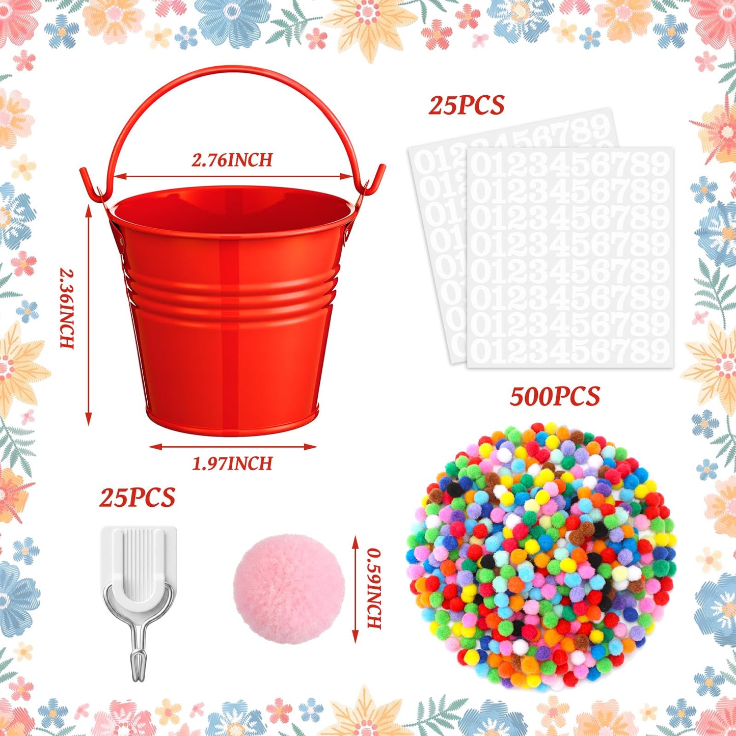 JellyArch Classroom Management Tools have You Filled a Bucket Today bucket Filler Activities Positive Behavior Reward Jars Teacher Essentials Preschool Elementary Classroom Must Haves(Vibrant Color)