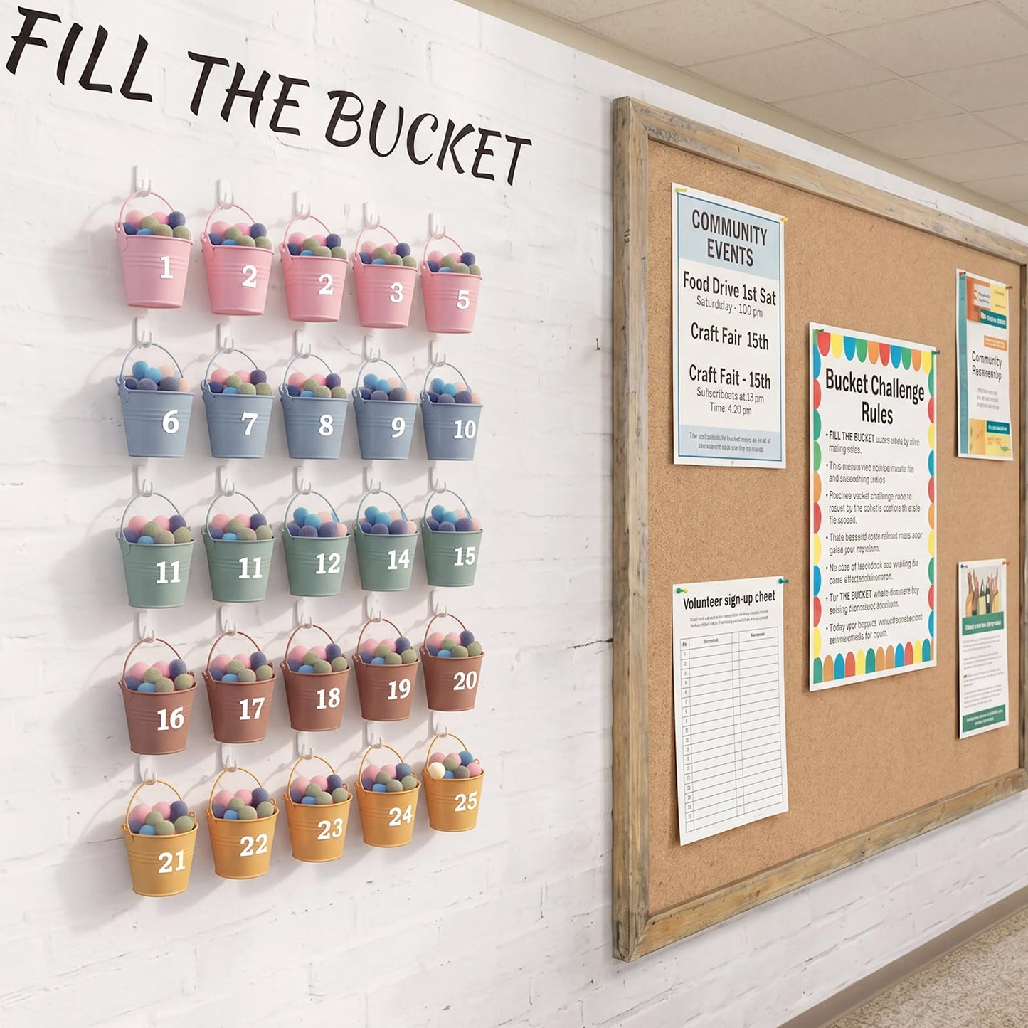 JellyArch Classroom Management Tools have You Filled a Bucket Today bucket Filler Activities Positive Behavior Reward Jars Teacher Essentials Preschool Elementary Classroom Must Haves(Boho)