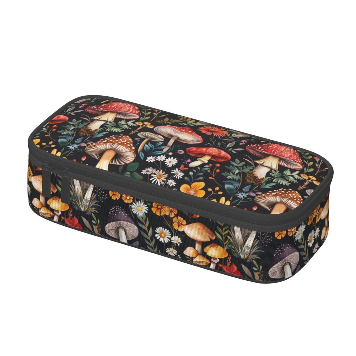 Geoocii Mushroom Large Capacity Pencil Case Organizer Pencil Pouch Stationery With Zipper School Supplies Pencil Bag For Girls Boys Teens Adult Office