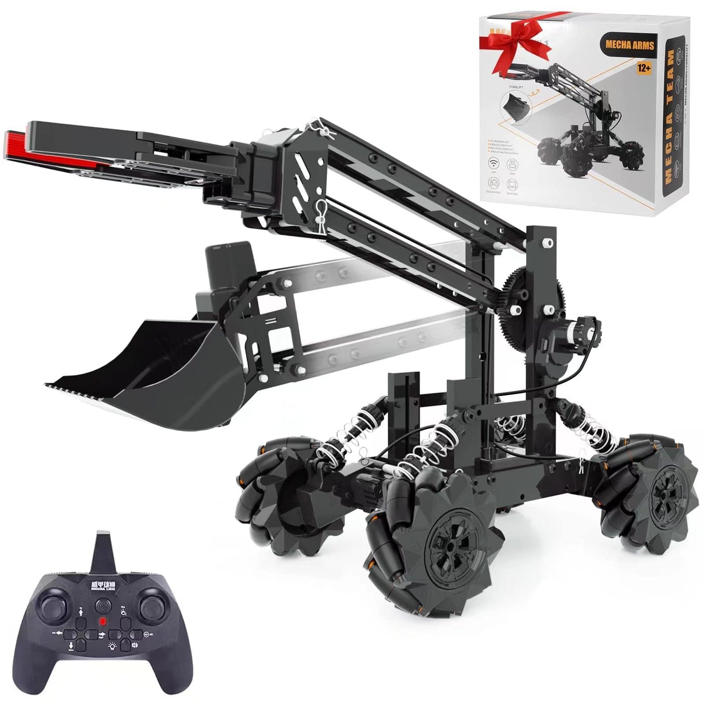 Robotic Arm Kit, STEM Projects for Kids Ages 8-12, Science Kits Electronic Robot Arm for Boys & Girls to Learn Programming/Technology, Educational Building Kits for Beginners, Xmas Gifts for Teens
