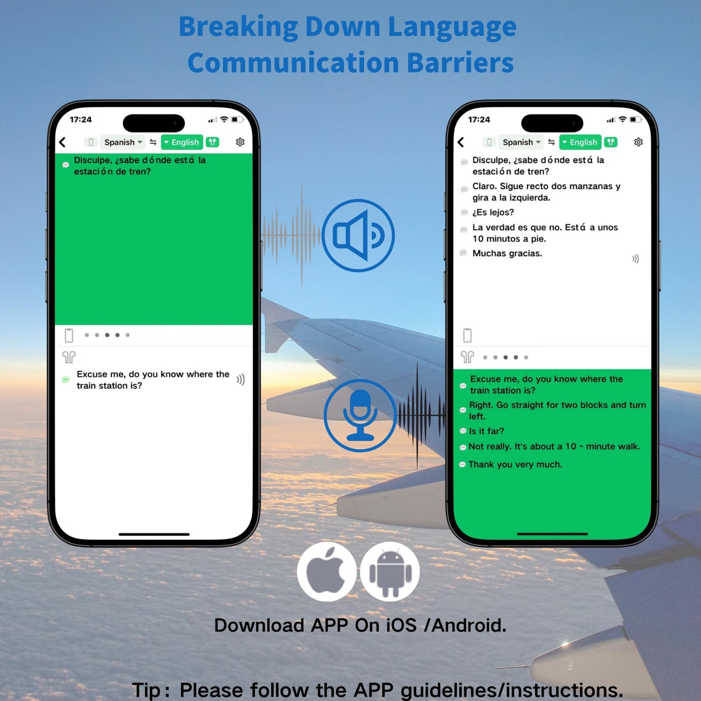 Real Time Ai Language Translator Earbuds, Seamless 144 Language Translation with App Support for iOS and Android, Bluetooth 5.3 Connectivity - Audio Translator (White)