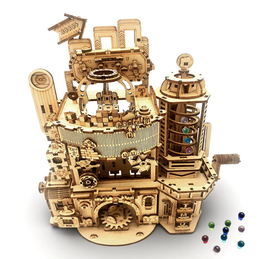 Wooden 3D Puzzle for Adults DIY Model Kits Wood Mechanical Crafts Set to Build Gift for Women Men Age 14+ Years Old