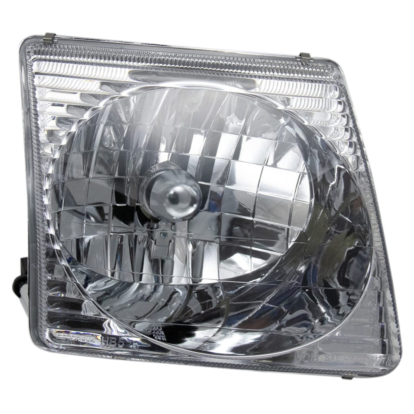 TRQ Headlight Assembly Set for 2001-2003 Ford Explorer Sport, 2001-2005 Explorer Sport Trac, Yellow, Model LKA55924