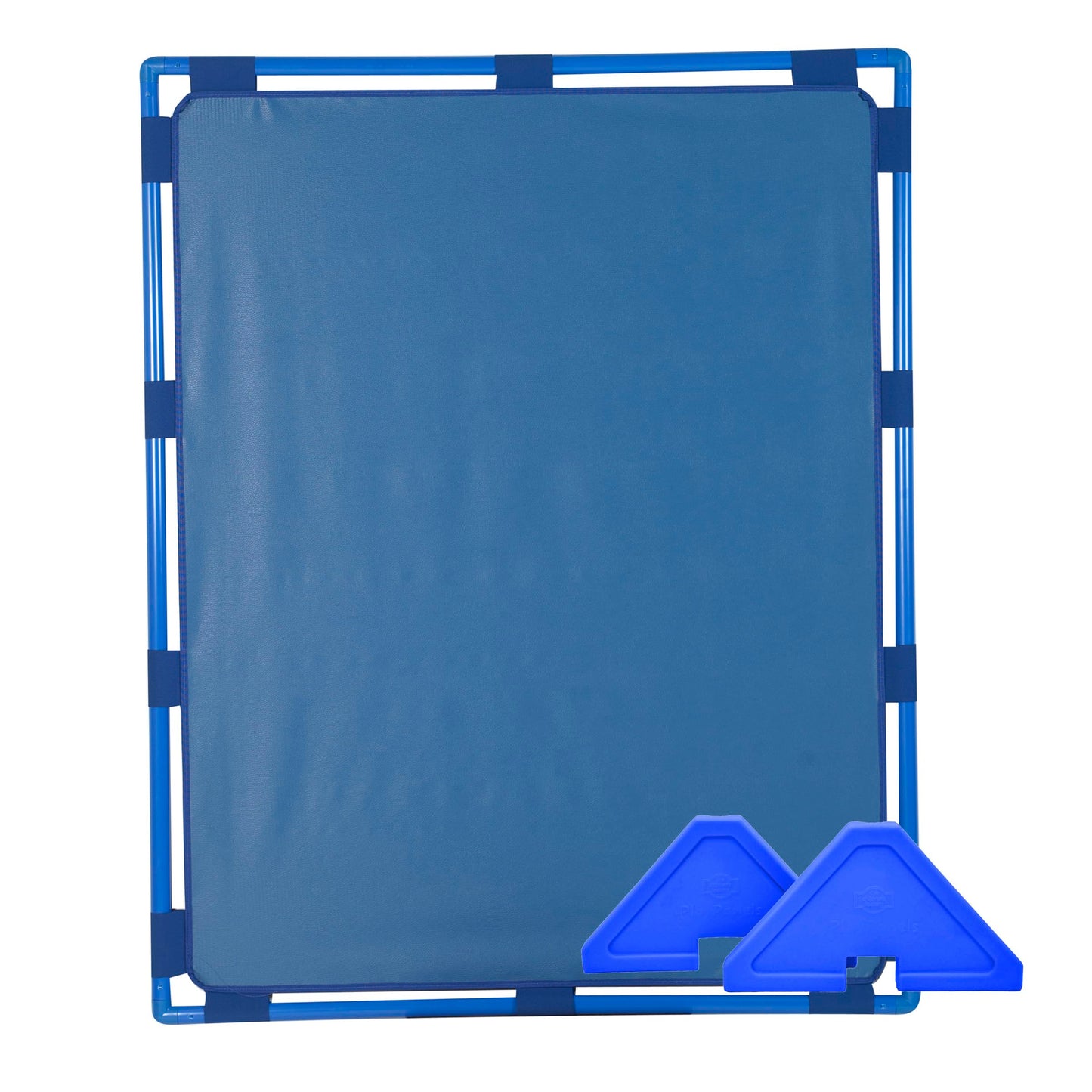 Children's Factory Big Screen PlayPanel, Kids Room Divider, Classroom Privacy Screen, Cantilever Feet Included, 1 Panel, Deep Water