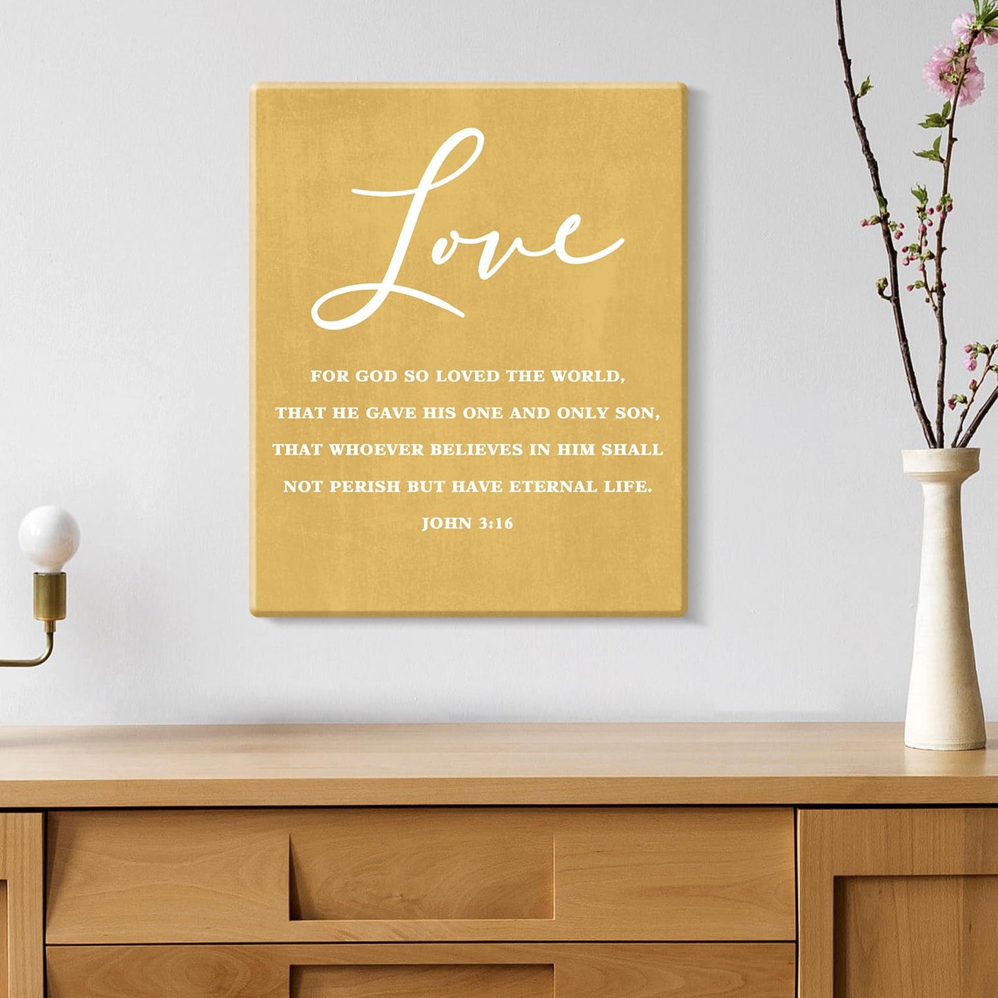 CHDITB Faith Hope Love Bible Verse Wall Art, Set Of 6 Prints Religious Prayer Wall Art, Scripture Quote Canvas Painting, 8x10 Inches Bible Saying Artwork Christian Art Prints For Living Room Bedroom