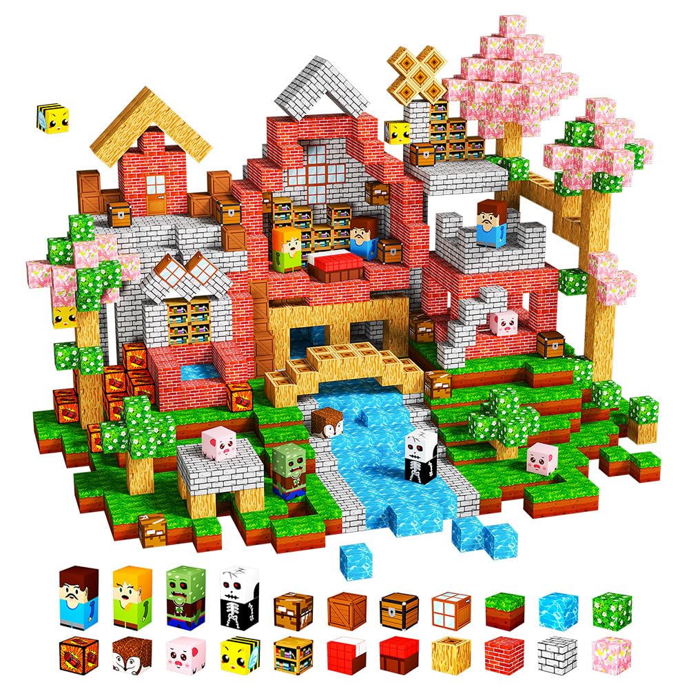 NETEHU 150PCS Magnetic Blocks, Stacking Magnets for Kids, Toy for Learning Toys, STEM Travel Magnet Building Toys for Toddlers
