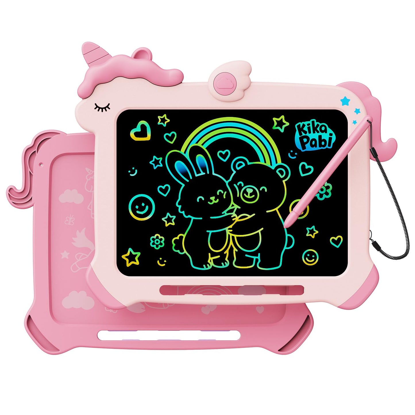8.5 inch LCD Writing Tablet for Kids, Unicorn Toys Gifts for Girls Aged 3-5, Toddler Girl Kids Educational Travel Toy, Birthday Gift for 3 4 5 6 7 8 9 Year Old Girl (Pink)