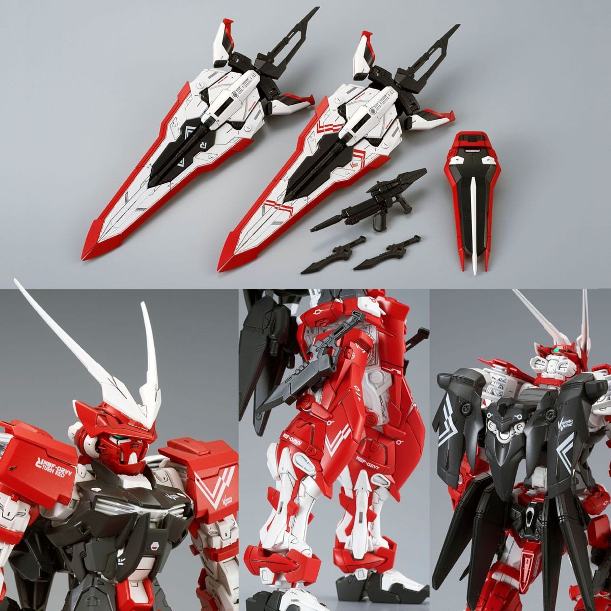 Bandai Hobby MG 1/100 Gundam Astray Turn Red Gundam Seed VS Astray