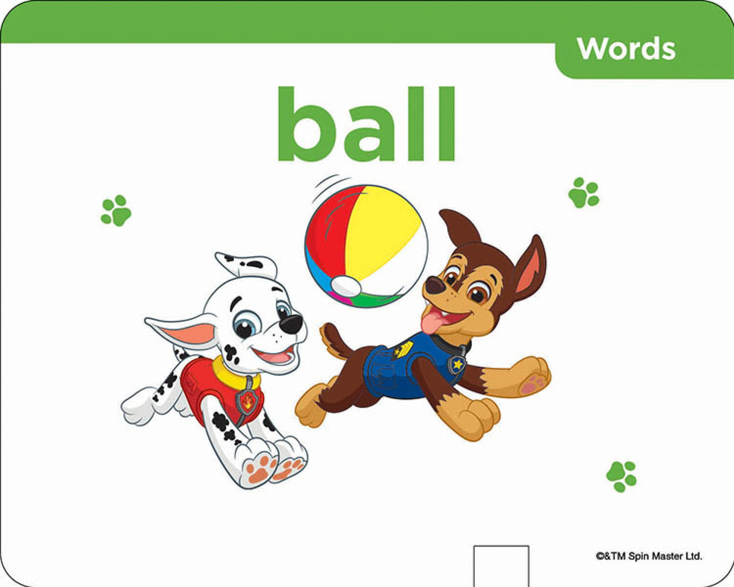 PAW Patrol - Let's Learn and Play! Book and Talking Flash Card Sound Book Set - PI Kids