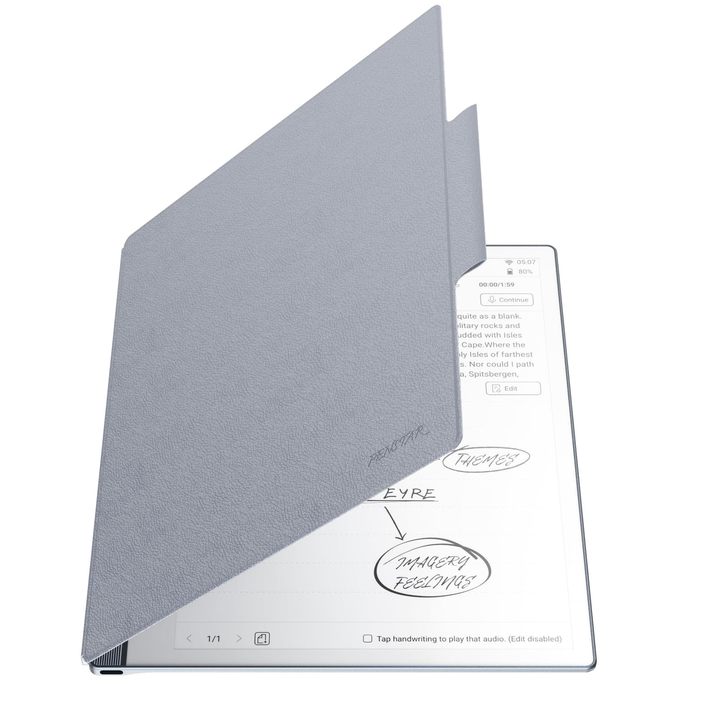 Penstar eNote 2 – The Whitest Paper Tablet | 10.3” 300 PPI Pen-Only Screen E-Ink Writing Tablet, Digital Notebook Includes Folio Cover & Two B5 Pens