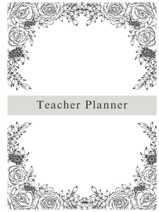 Teacher planner: A4 Hardcover