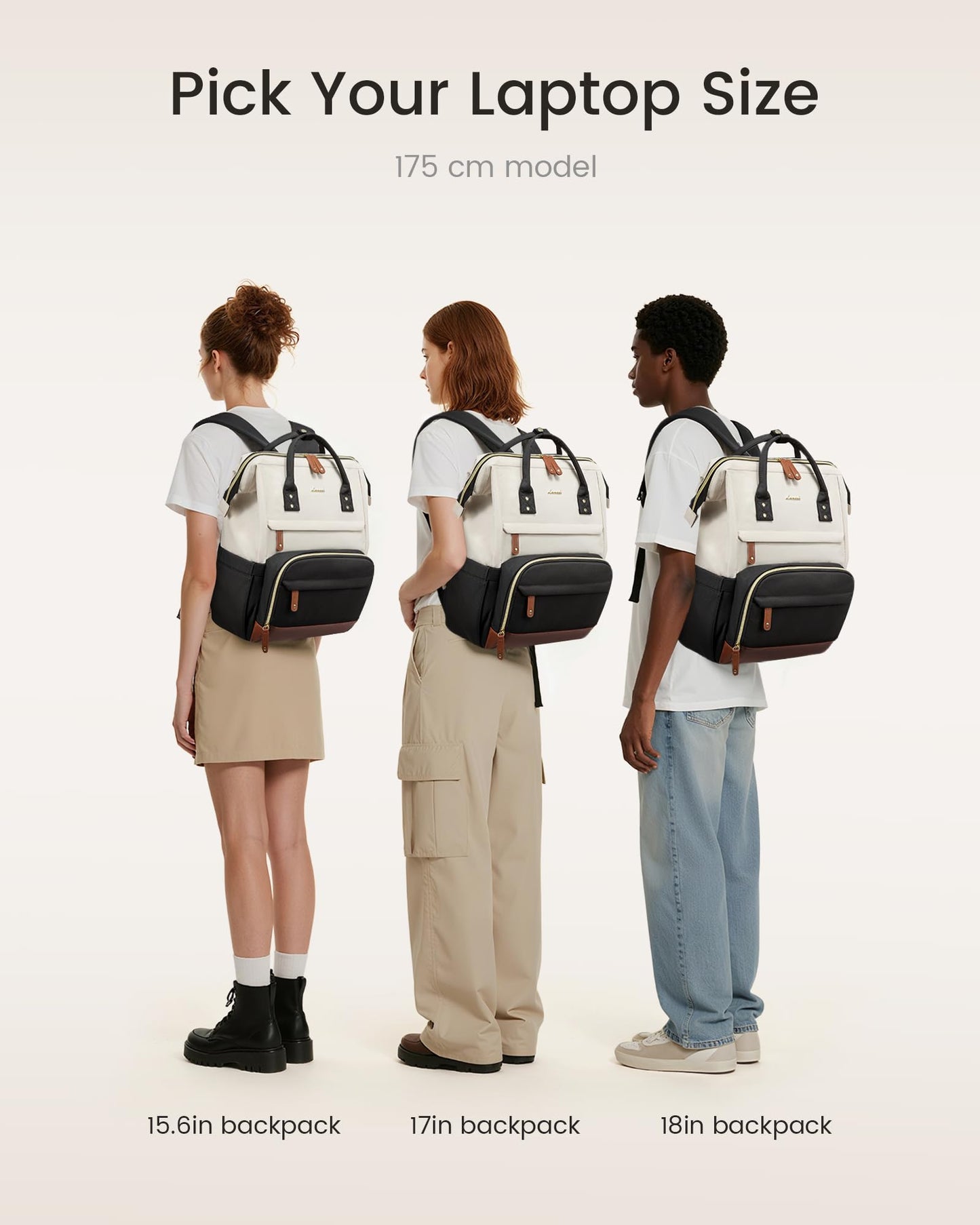 LOVEVOOK Laptop Backpack for Women, 15.6 Inch Work Business Backpacks Purse With Large Capacity, Waterproof Nurse Bag College Bookbag for School, Waterproof Casual Daypack for Travel