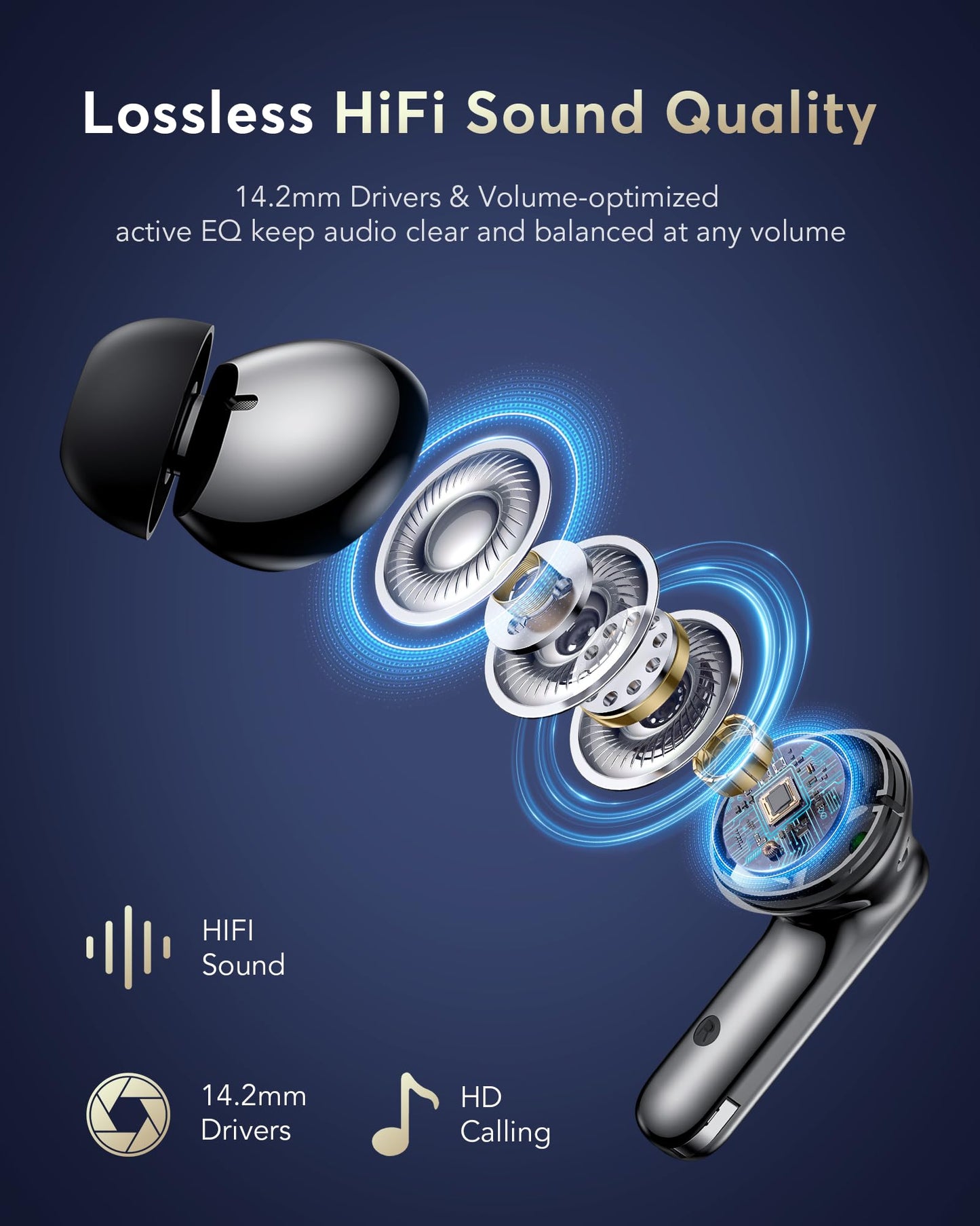 AI Translation Earbuds Real Time-199 Language Translator Earbuds,Simultaneous Interpretation Translator Ear Buds,No Subscription Audifonos Traductores Inglés Español,AI Translating Earbuds for Travel