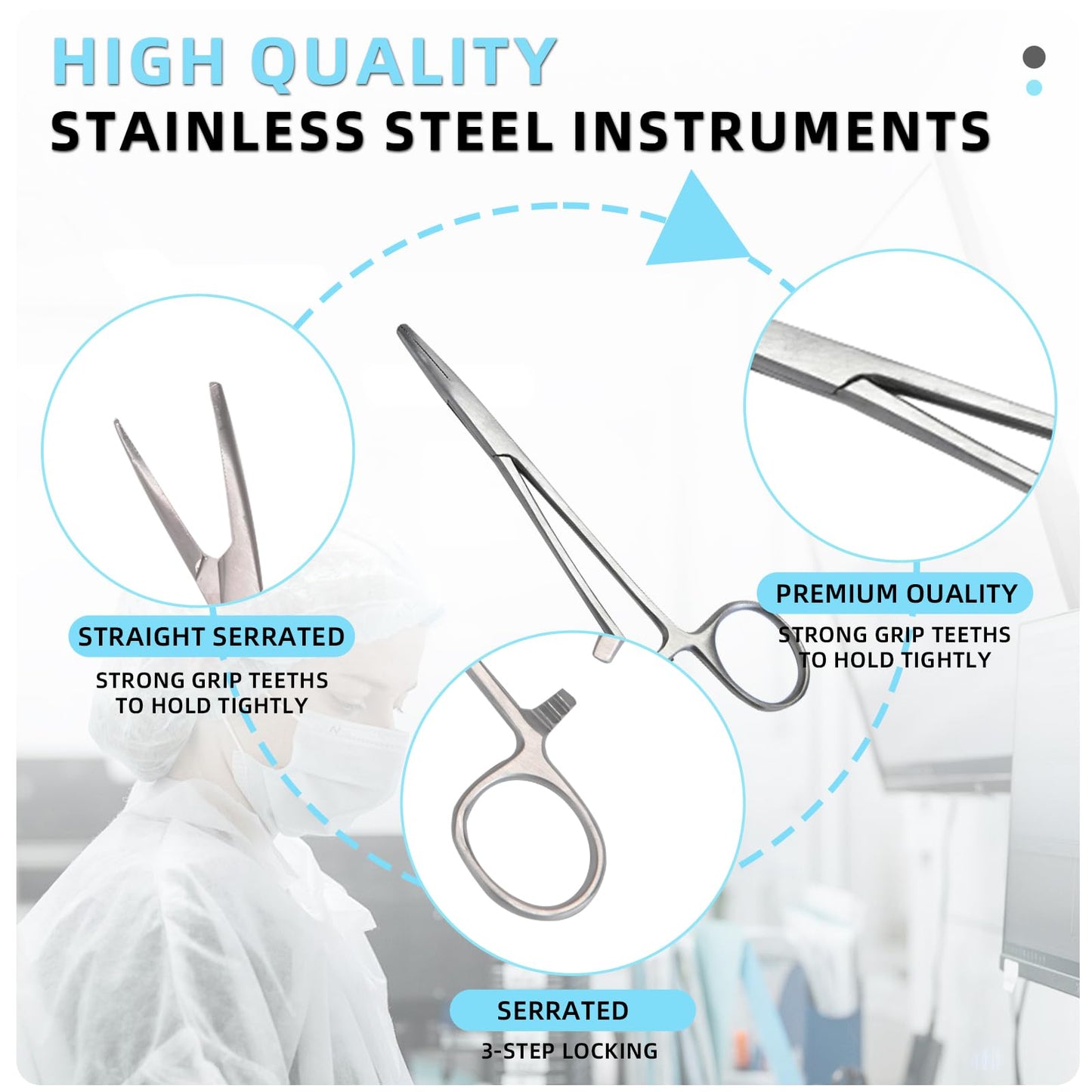 Suture Practice Kit for Medical Students, Silicone Pad Surgical Wound Suturing Practice, Supplies for Vet Nursing Students Simulation Surgical Suture Training Toolkit (Education Use Only)