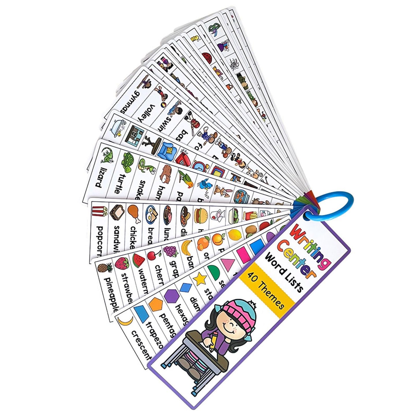 Double Sided Vocabulary Flashcards Educational Learning Cards High Frequency Sight Words Learn to Read Double Sided Vocabulary