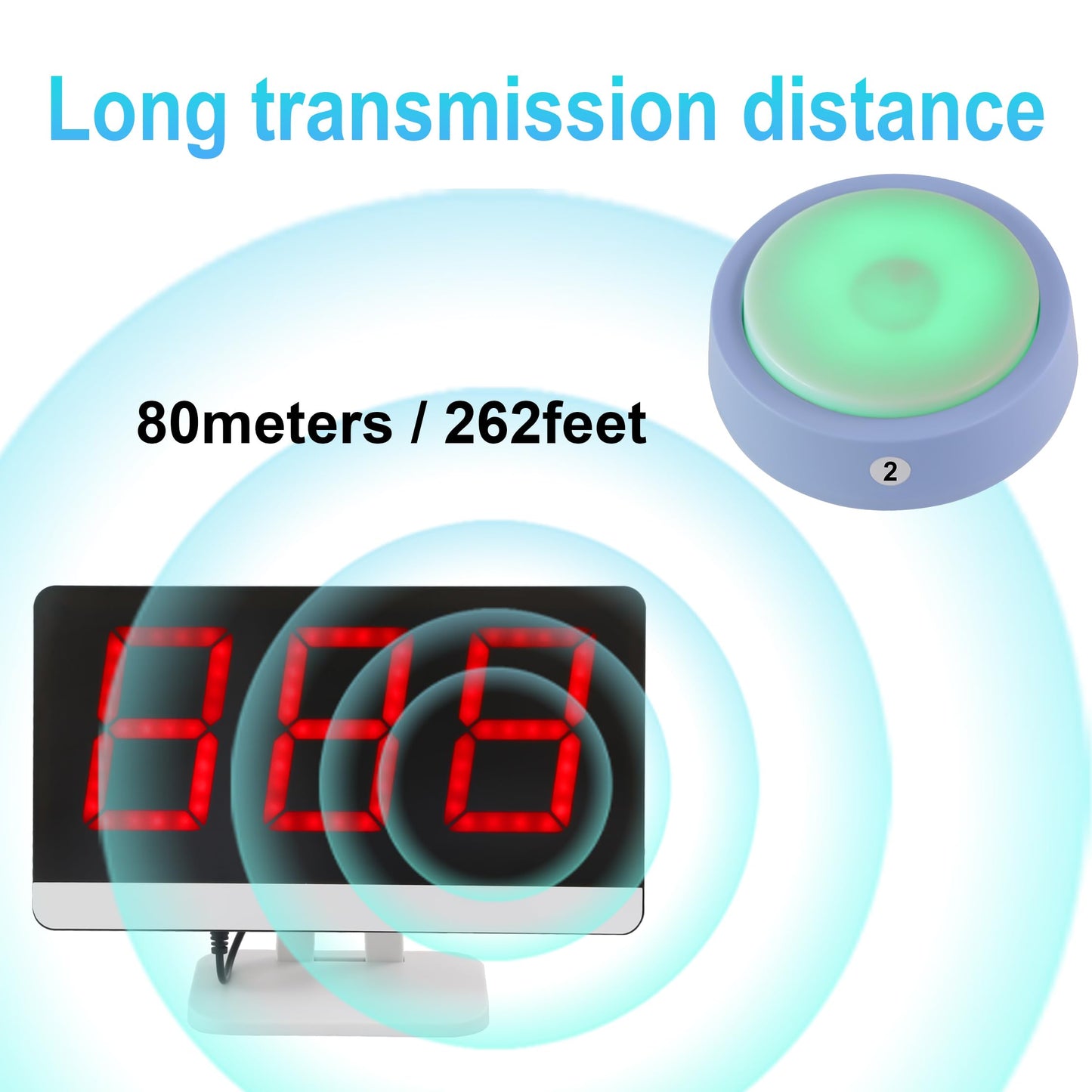 LOUKIENE Wireless Quiz Answer Game Buzzer System Gameplay 262ft for Game Show Family Game Nights Debate Contests in Companies Offices School Contest Classroom Trivia Nights (10 Buttons Set)