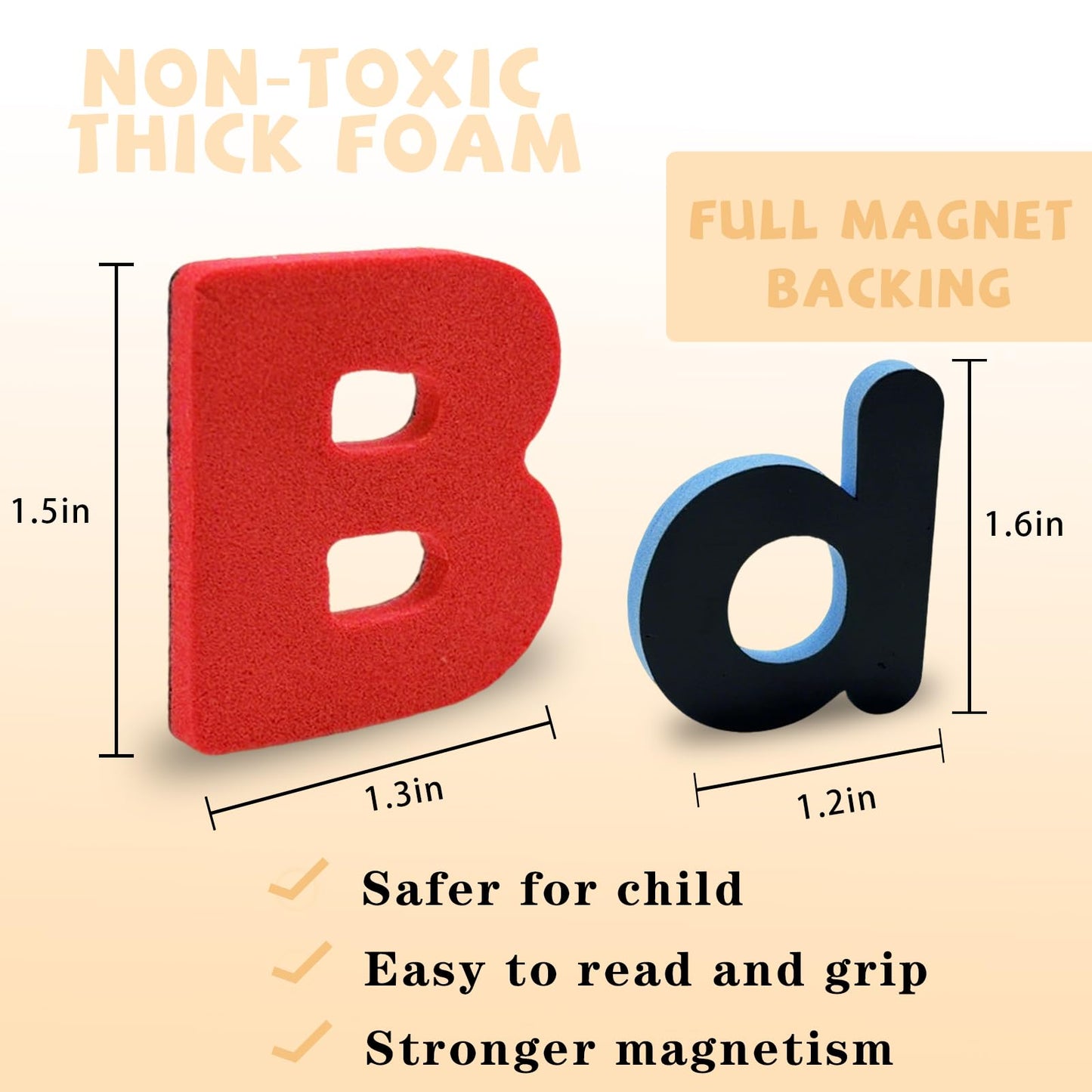 Classroom Magnetic Alphabet Letters,238 Color Lowercase Uppercase Refrigerator Magnets,ABC Double Side Magnetic Letter for Toddler 3+ Preschool Kids Learning Spelling Teachers Whiteboard Fridge