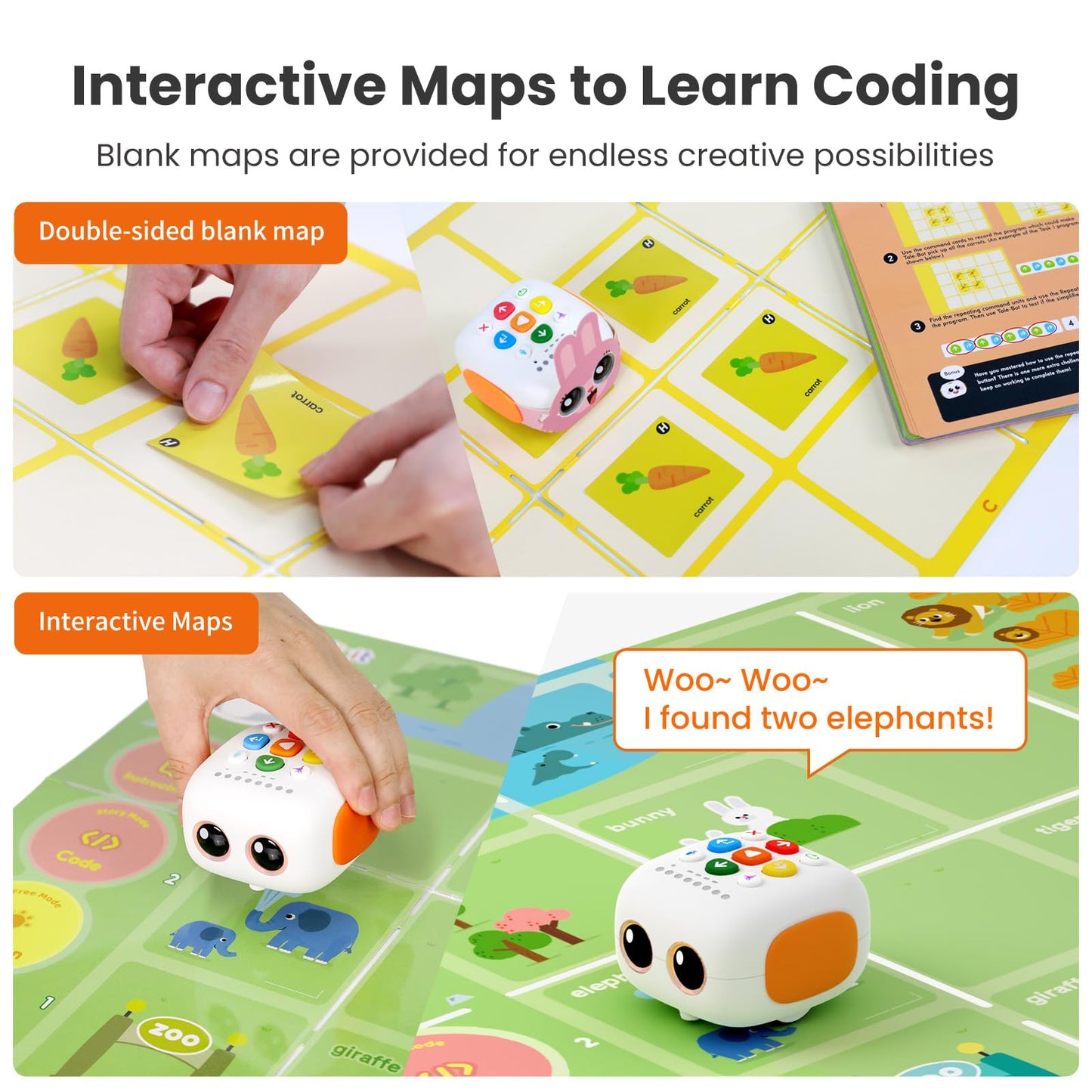 MatataStudio Tale-bot Pro Classroom Set Coding Robot for School Institution Kids 3-5, 6 TaleBot Pro Robots Included for School Supplies, STEM Educational Learning Toys for Kids to Learn Coding Basics