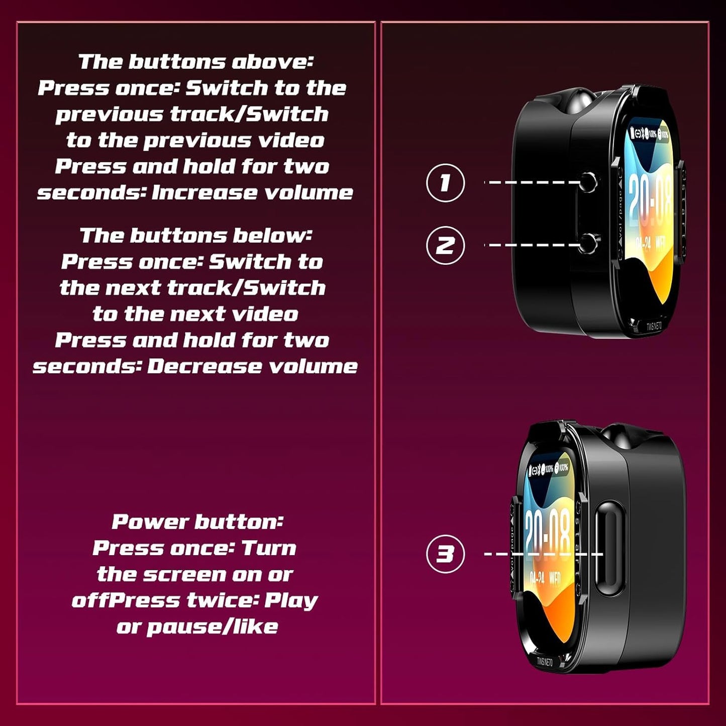 NE70 Earbuds, 2026 New NE70 AI Translation Earbuds in Real Time, Language Translator Headphones with LCD Touch Screen Audifonos Traductores Inglés Español Support 165 Languages for Travel Business