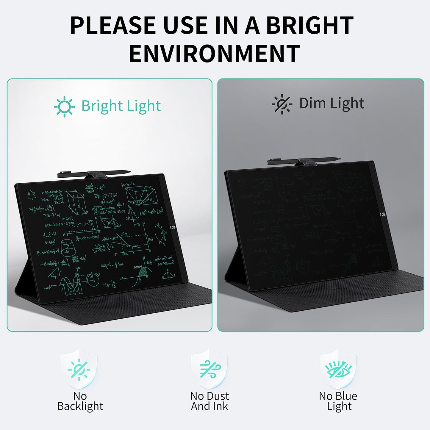 Full Screen LCD Writing Tablet: 11.5 Inch Writing Pad for Adults Kids Reusable Digital Notepad Portable Use for Office Study Teaching